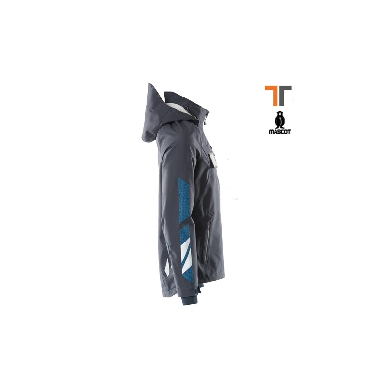 2 En 1 Abrigo Overcoat Fuse Con Pechera Integrada En Púrpura
